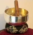 Tibetan Singing Bowl playing 'G' note for clearing the Throat Chakra, Room spaces, Personal energy, Meditation, Sound healing work - Spiritual Gift
